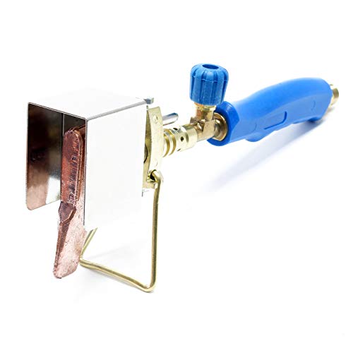 Soldador cobre con forma de martillo, protección viento, soldadura blanda en canalones, chapa y zinc