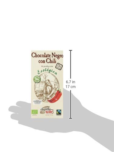 SOLÉ - Chocolate Negro con Chili Solé, 100g