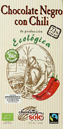 SOLÉ - Chocolate Negro con Chili Solé, 100g