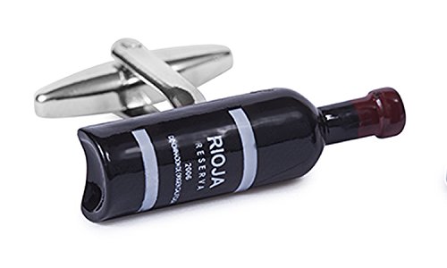 SoloGemelos - Gemelos Botella De Vino - Negro - Hombres - Talla Unica