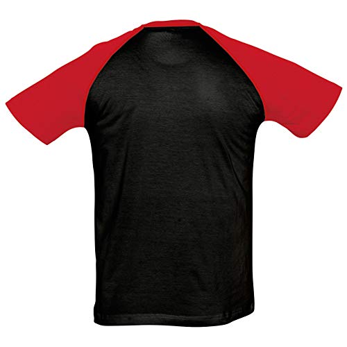 SOLS - Camiseta de Manga Corta para Hombre - Modelo Funky (XXL) (Azul Royal/Gris)