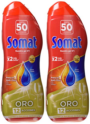 Somat Oro Gel Detergente Lavavajillas Vinagre - 100 Lavados (1.8 l)