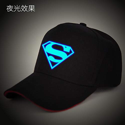 Sombrero de Anime Gorra de béisbol Luminosa Sombrero de Dibujos Animados Masculino Lengua de Pato Sombrero de ala Plana Sombrero de Hip-Hop Femenino Tendencia