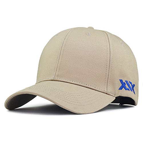 Sombrero de Primavera y Verano Gorra de béisbol Grande para Hombres Sombrero de Sol de Gran tamaño Tapa Dura Aumentar Marea de Gorra de Cabeza Grande de Gran tamaño