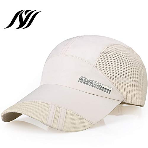 Sombrero de Verano para Hombres, versión Coreana de la Marea, Deportes al Aire Libre, Gorra de Malla de béisbol con protección Solar de Secado rápido
