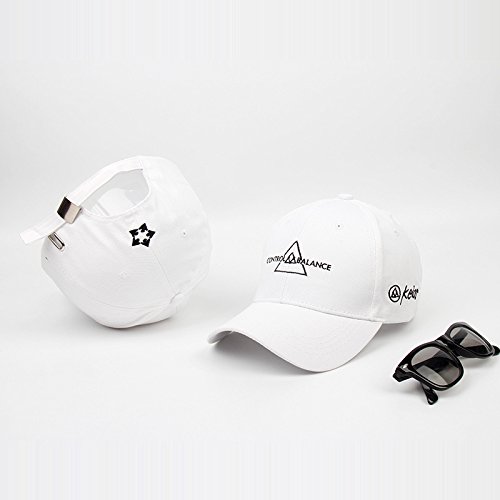 Sombrero Gorra de béisbol del Alfabeto inglés Verano Femenino Casual Gorras de ala Curva Personalidad Sombrero para el Sol Marea Juvenil