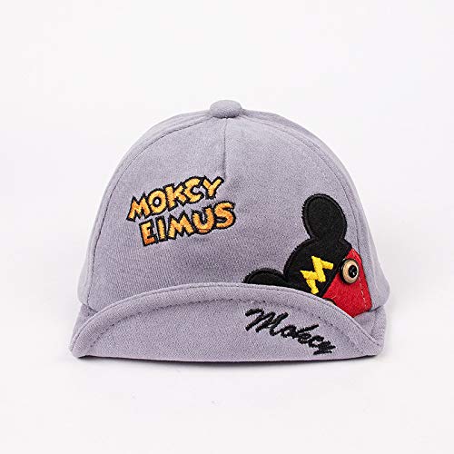 Sombrero para niños Modelos de otoño e Invierno Ratón Coreano Dibujos Animados bebé Gorras de ala Suave algodón Grueso Gorro de bebé cálido
