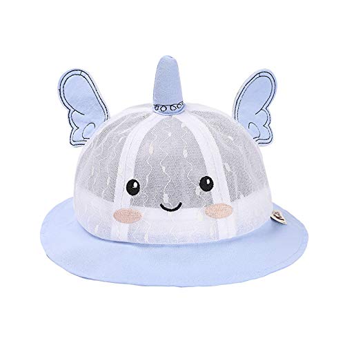 Sombrero para niños Verano Nueva versión Coreana de Lindo Hilo de Red de ángel Sombrero de Red para bebé de Dibujos Animados Protector Solar Sombrero para el Sol para niños