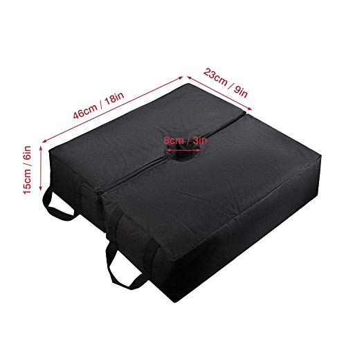 Sombrilla Portátil Resistente a la Intemperie Paragüero Base Cuadrada Paragüero Bolsa Contrapeso Bolsa de Arena Pesada para terraza al Aire Libre Base de Playa