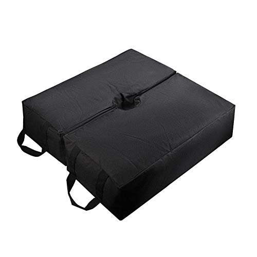 Sombrilla Portátil Resistente a la Intemperie Paragüero Base Cuadrada Paragüero Bolsa Contrapeso Bolsa de Arena Pesada para terraza al Aire Libre Base de Playa