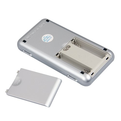 Sonline Mini Bascula Balanza Digital 0g a 200g Plata LCD Vision Noctura Precision