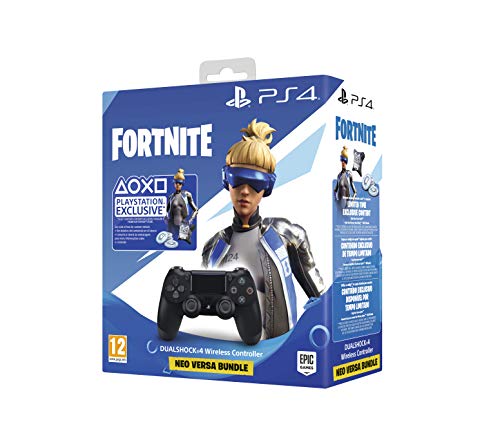 Sony - DualShock 4 V2 Fortnite VCH 2019 500 Vbucks, negro (PS4)