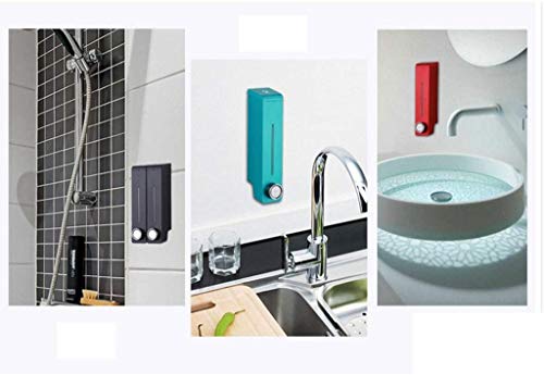 Sooiy Jabón del Acero Inoxidable del Acero Inoxidable dispensador de jabón Wall Mano del dispensador de hoteles 3x320ml (Tamaño: 10,56 oz * 3),Cromo