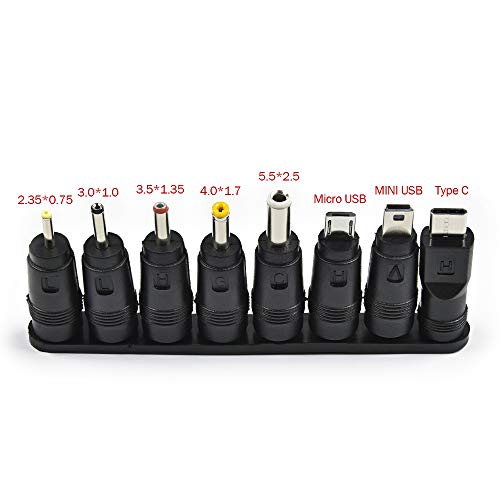Sopito 5v 2a EU Fuente de Alimentación Universal con 8 Conexiones de Enchufe para Varios Dispositivos para electrodomésticos/Enrutadores/Altavoces/LCD/Cámaras de CCTV/TV Box