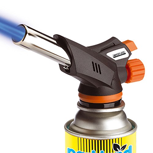 Soplete de butano para cocina Bond Hardware® para hacer tartas, crème brûlée y pasteles, Torch + 4 Refills