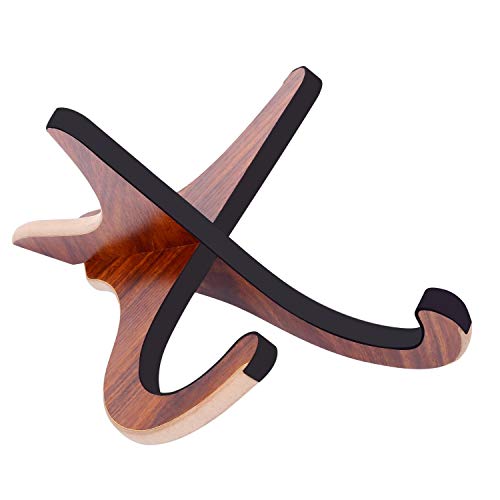 Soporte de Madera para Ukelele, CAHAYA, Soporte para Violín, Mandolina, Ukelele, Banjo (Es apto para instrumentos de tamaños inferiores a 30")