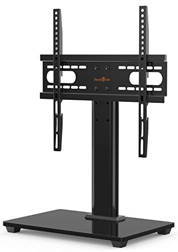 Soporte de mesa para TV Perlegear para televisores de 26 "-55" tiene una capacidad máxima de 40 KG. Soporte de TV ajustable VESA 400x400mm