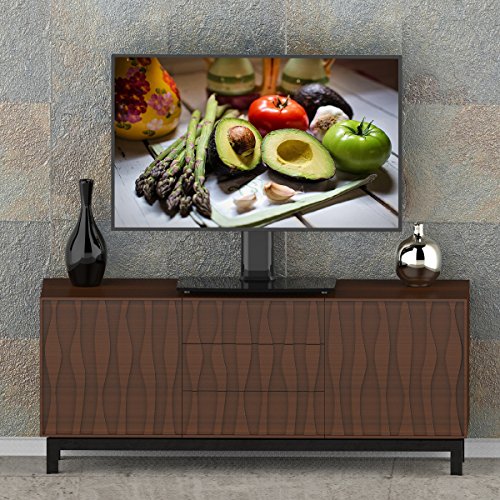 Soporte de TV Giratorio Universal/Base de Mesa Soporte de TV para televisores de 19 a 39 Pulgadas con Giratorio de 90 Grados, Altura Ajustable de 4 Niveles,Capacidad hasta 45kgs