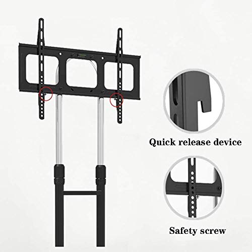 Soporte Giratiorio de TV Soporte de la TV, Soporte de Gama Alta TV Móvil carros de Suelo, for Paneles LCD LED Plana de Plasma Soporte con Ruedas móvil en Forma for 32 '' - 70' Suelo para Televisión