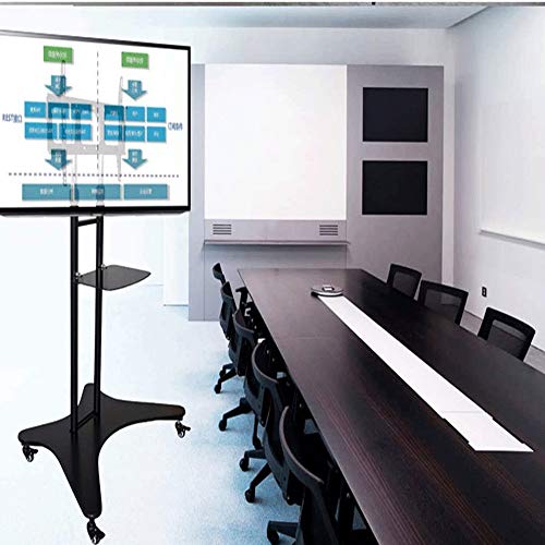 Soporte Giratiorio de TV Soporte de la TV, Soporte de Gama Alta TV Móvil carros de Suelo, for Paneles LCD LED Plana de Plasma Soporte con Ruedas móvil en Forma for 32 '' - 70' Suelo para Televisión