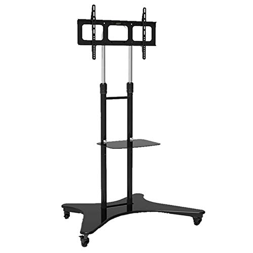 Soporte Giratiorio de TV Soporte de la TV, Soporte de Gama Alta TV Móvil carros de Suelo, for Paneles LCD LED Plana de Plasma Soporte con Ruedas móvil en Forma for 32 '' - 70' Suelo para Televisión