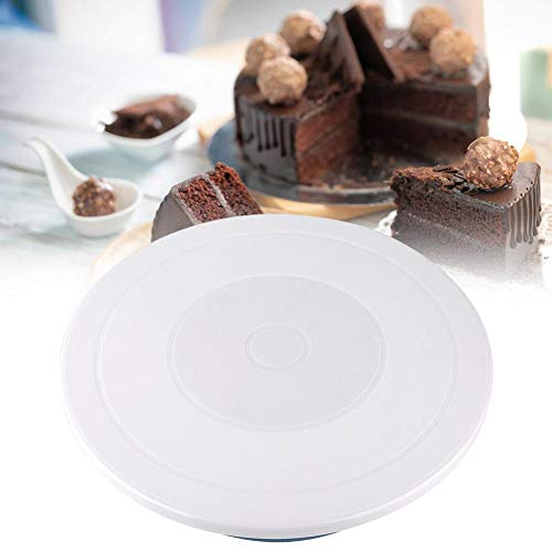 Soporte giratorio para pasteles, plataforma giratoria para pastel redondo de 1 pieza Soporte giratorio para panadería casera Herramienta de decoración de crema para hornear de cocina DIY