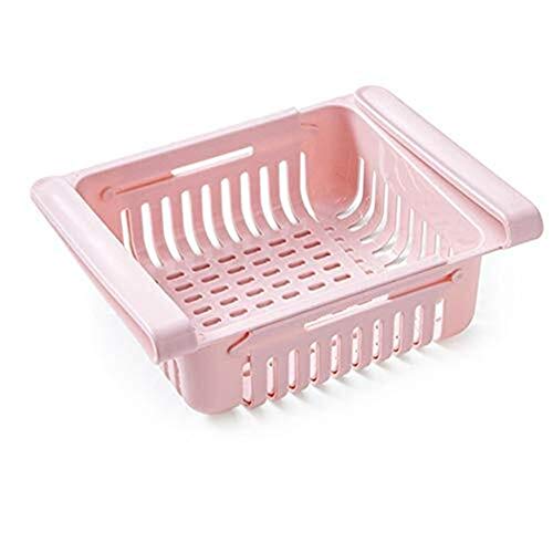 Soporte para Rack de Almacenamiento Compartimento de almacenamiento del refrigerador Cajón multifunción - Estante de almacenamiento Congelador Cocina deslizante Refrigerador Congelador Estante de ahor