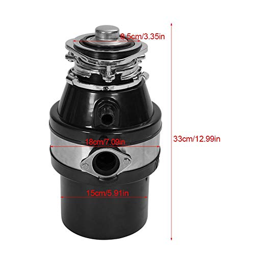 SOULONG 2600RPM - Triturador de residuos de Metal para Cocina y Fregadero, Capacidad 1 L