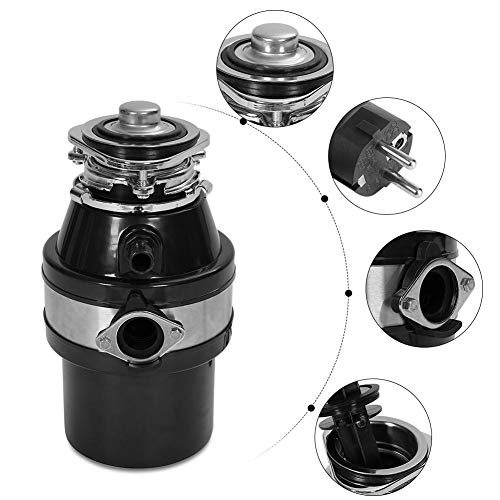 SOULONG 2600RPM - Triturador de residuos de Metal para Cocina y Fregadero, Capacidad 1 L