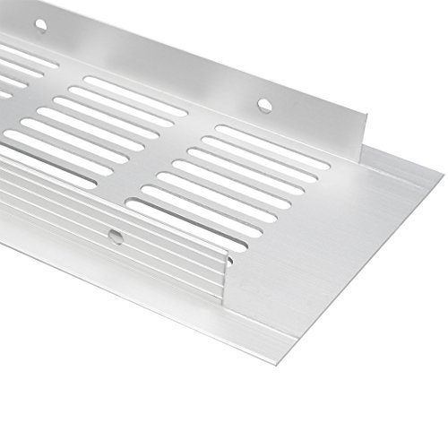 SOURCING MAP sourcing map 200 mm X 80 mm, Rejilla De Ventilación Ventilación De Ventilación De Aluminio Con Rejilla Tapa De La Parrilla 2Pcs