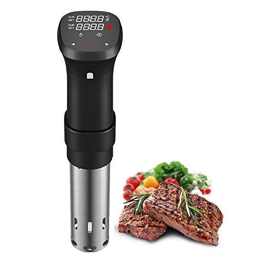 Sous Vide, 1100 vatios de alta potencia completa de la pantalla táctil de control, térmica Inmersión de circulación con preciso de la temperatura y ajuste de temporizador para cocineros Carnes
