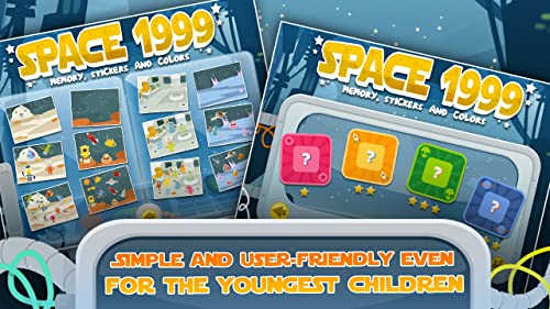 Space 1999 - Memory, Cromos & Colores - Juegos para Niños