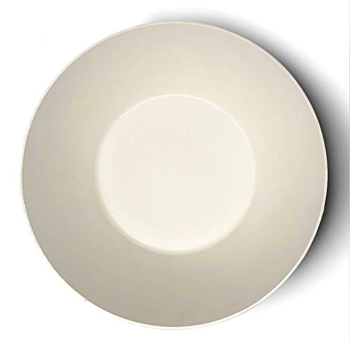 Space Home - Ensaladera de Bambú - Cuenco para Frutas y Verduras Redondo - Fuente para Servir