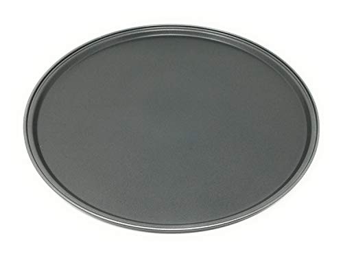 Space Home - Molde para Pizza Liso - Acero al Carbono - Recubrimiento Antiadherente - Diámetro 32 cm - Set de 2