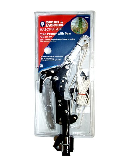 Spear & Jackson Razorsharp Podadora de árboles telescópica, 4930FZ/09, 157.5x16x6.5 cm