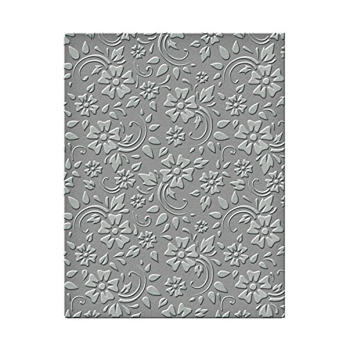 Spellbinders – Plantilla para Repujado de Flores y Hojas, Material sintético, Transparente