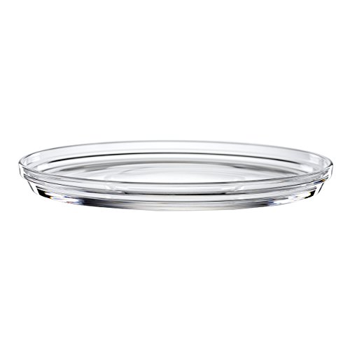 Spiegelau & Nachtmann 2670142 Bistro - Juego de 4 platos grandes (cristal, 22 cm)