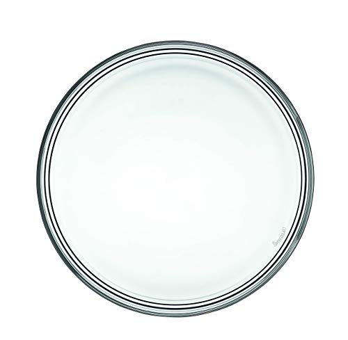 Spiegelau & Nachtmann 2670142 Bistro - Juego de 4 platos grandes (cristal, 22 cm)