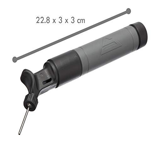 Sports Stable:Inflador Balones Con 5 Agujas Doble Acción, Bomba De Aire Fiable Para Tu Pelota De Fútbol, Rugby, Voleibol, Baloncesto, Balonmano y Otras Pelotas Inflables