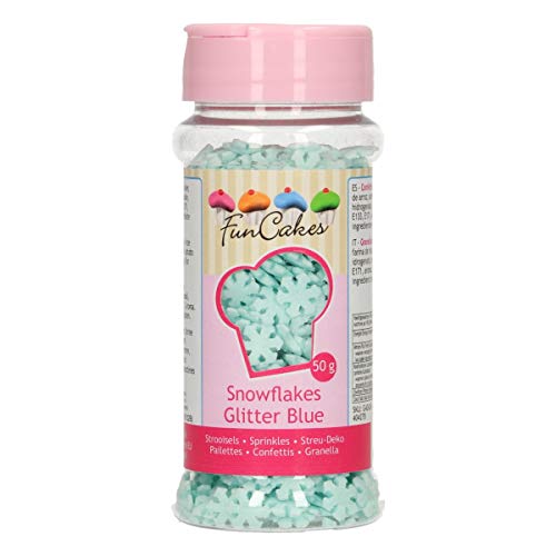 Sprinkles Copo de Nieve Purpurina Azul FunCakes