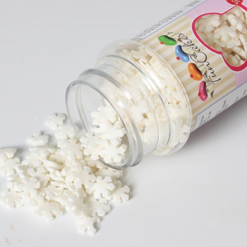 Sprinkles Copo de Nieve Purpurina Blanca FunCakes