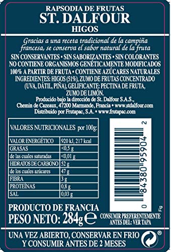St. Dalfour - Rapsodia de Frutas | Mermelada de Higos - 6 Unidades
