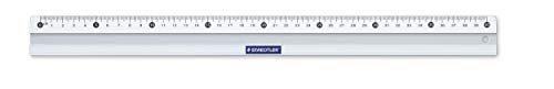Staedtler Mars 563 - Reglá metálica, color plateado, 40 cm