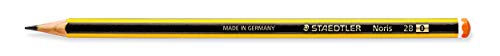 Staedtler Noris 120-2BK3DA. Lápices de Madera Certificada. Pack con Tres Lapiceros de Grafito HB