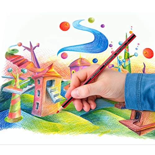 STAEDTLER Noris 185 C12 POW - Lápices Ecológicos de Colores de Tonos de Piel, Caja de 12 Unidades