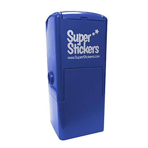 Stamper Solutions azul cara sonriente sello estampador