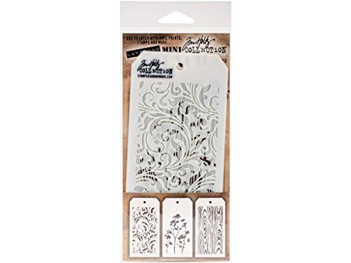 Stampers Anonymous Tim Holtz Capas Stencil Set # 10
