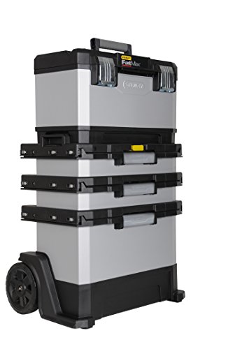 Stanley 1-95-622 FatMax - Taller de laminado de metal-plástico - Carro de herramientas, vacío - Caja de herramientas versátil para piezas pequeñas y grandes