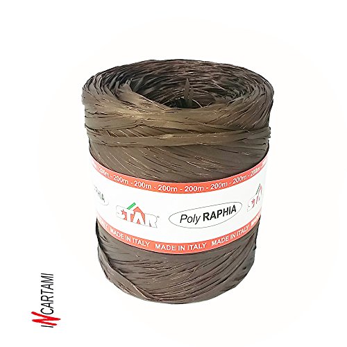 Star 0790 David Neves 33206-Madeja sisal, MARRON CHOCOLATE, 10x10x12 cm