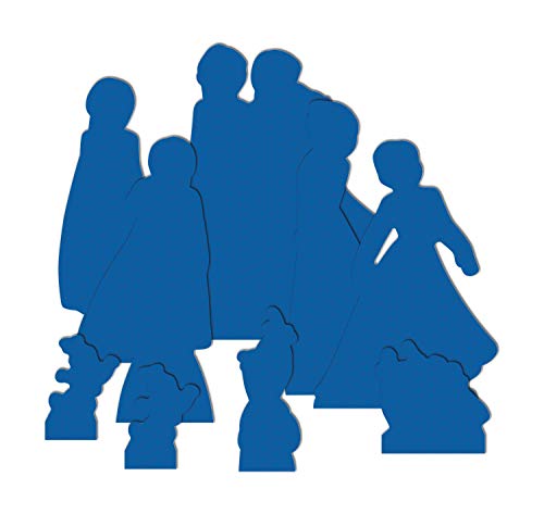 Star Cutouts Ltd- Star Cutouts TT019-Tableros de Mesa con diseño de Frozen con Anna, Elsa, Olaf, Perfecto para Fans, coleccionistas, Fiestas y Eventos, Multicolor (TT019)